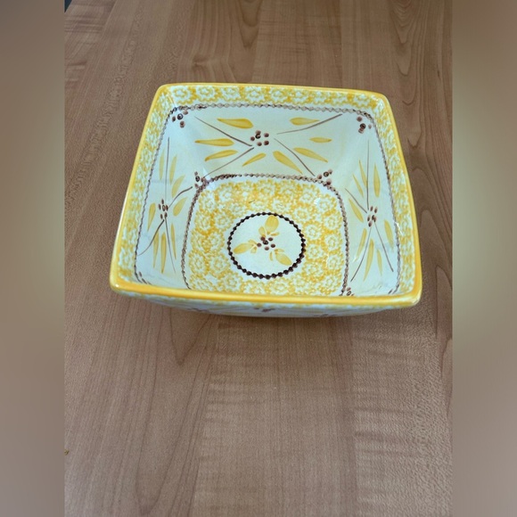 Temptations Other - temptations bakeware presentable ovenware old world yellow Tara baking dish